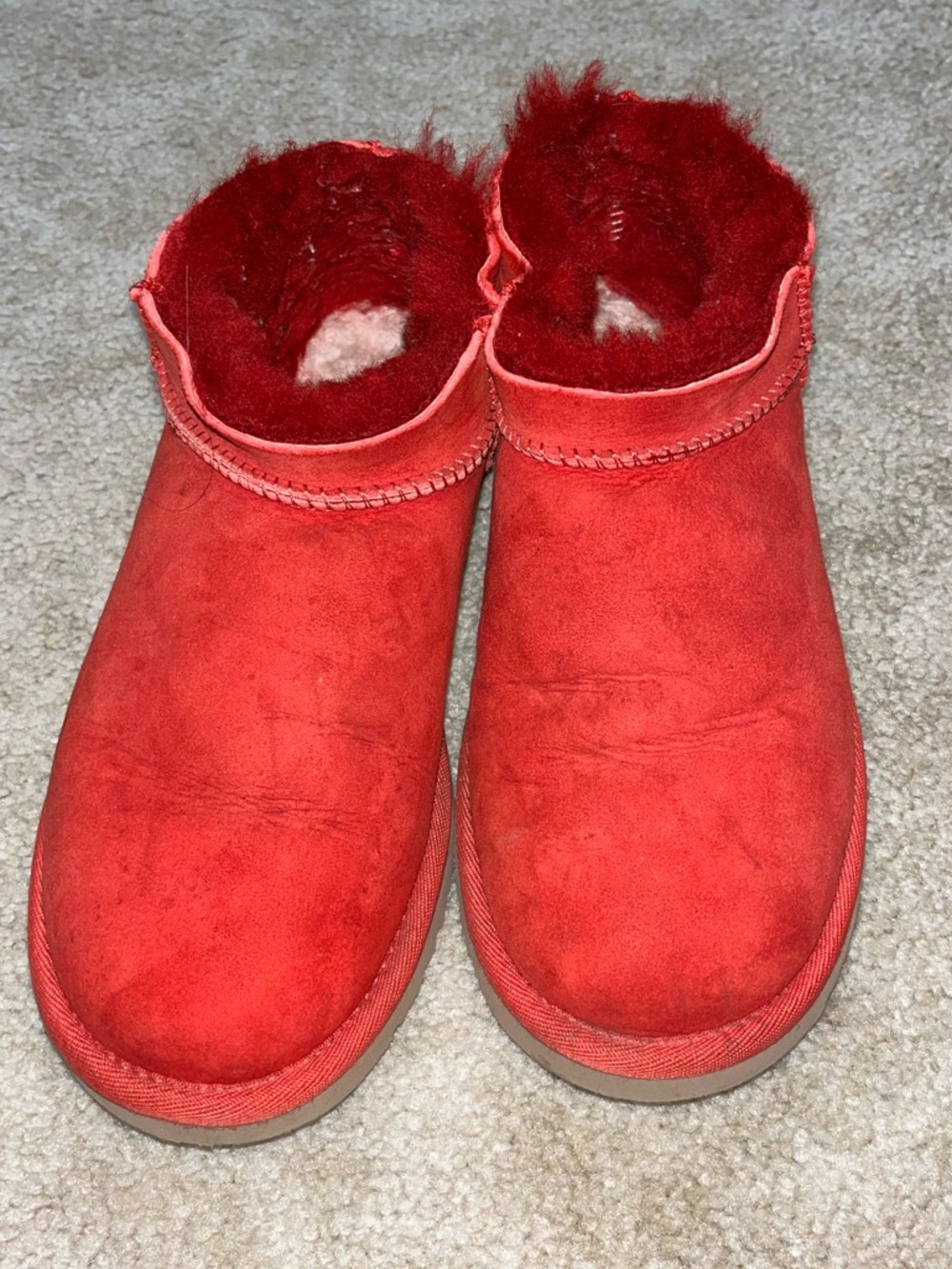 UGGs Red size 6.5-7 women’s